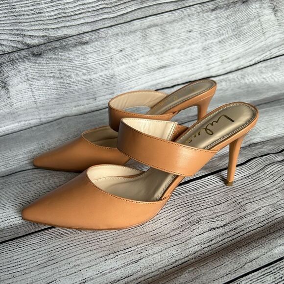 Lulus Faire Tan Pointed-Toe Mules size 9 - Picture 5 of 16